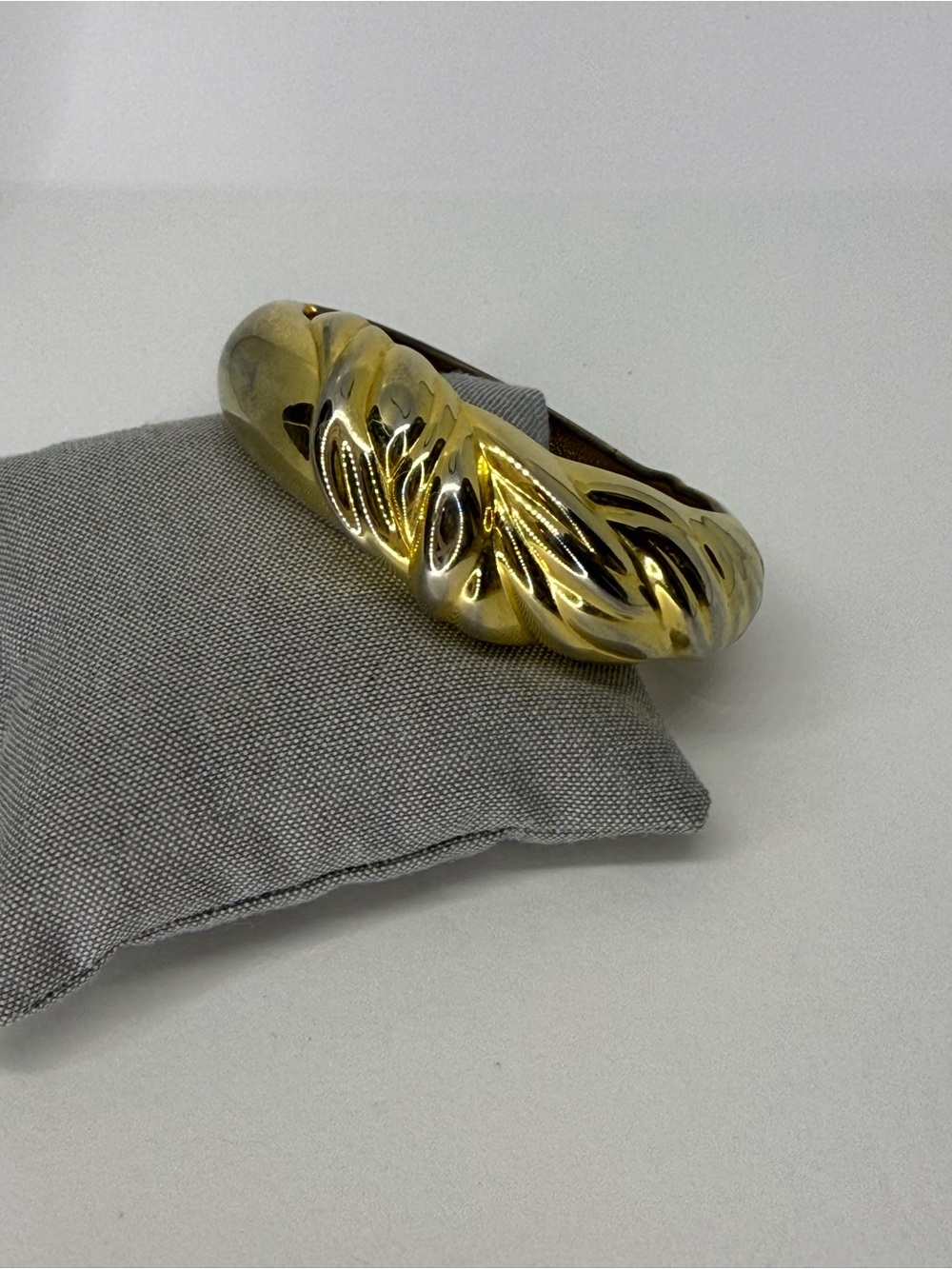 Gold-Tone Sculpted Twist Bangle Bracelet - Women's Jewelry